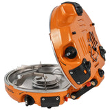 orange jetboil genesis basecamp system open cooking platform