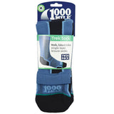 packaging of 1000 mile twin pack single layer trek socks