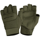 pentagon fingerless duty mechanic gloves olive green