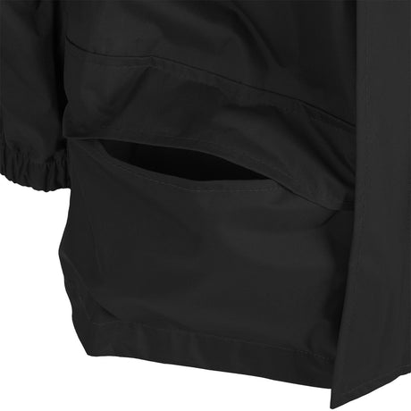 pockets on the highlander kids stormguard jacket black