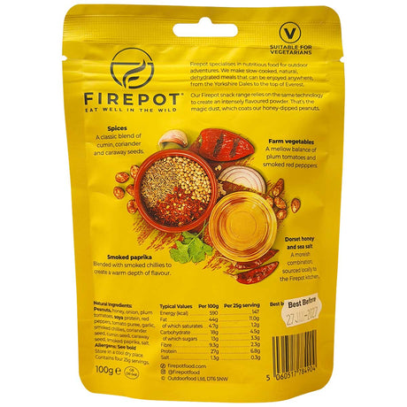 product information for firepot harissa peanuts