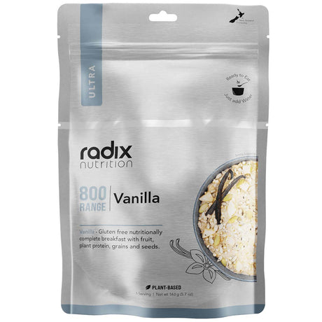 radix nutrition dehydrate -meal vanilla breakfast 800 kcal