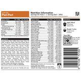 radix peri peri meal 800kcal ingredients information