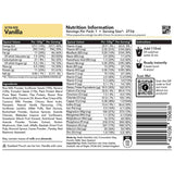 radix vanilla breakfast 800kcal ingredients information