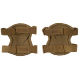 rear adjustable straps of coyote mfh defence knee pads
