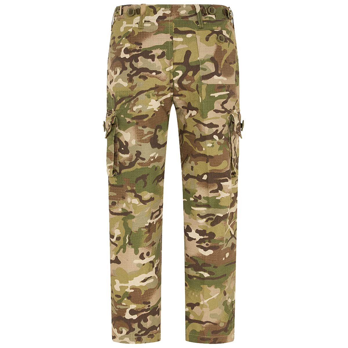 rear image of kids btp camo kombat trousers