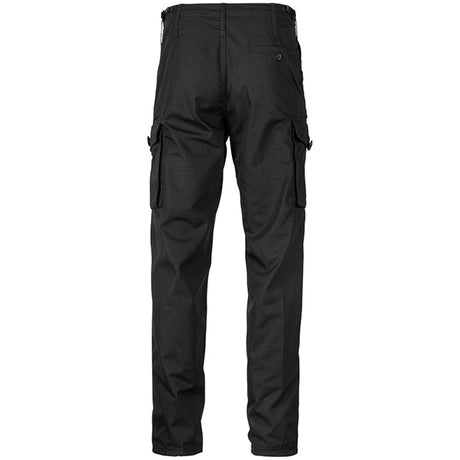 rear mil com mod police pattern trousers black