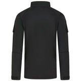 rear of black kombat ubacs shirt
