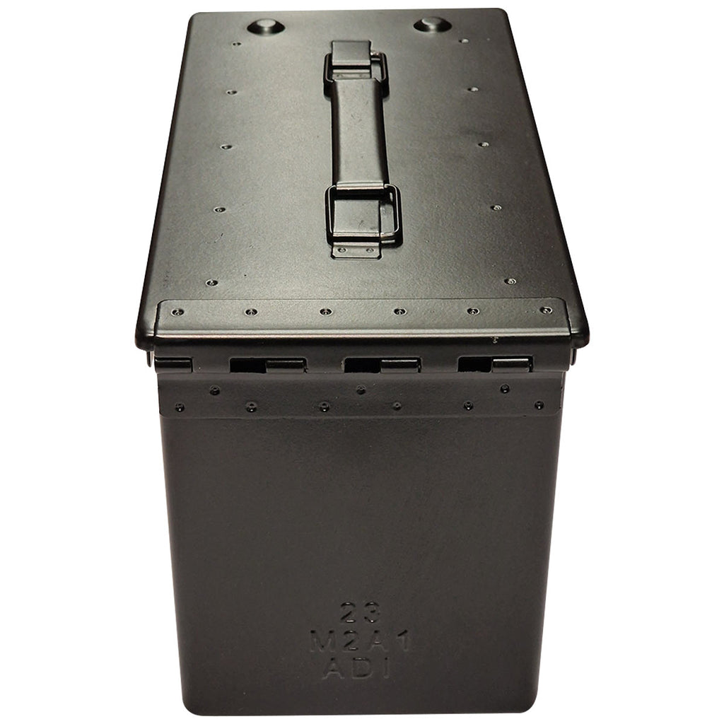 NATO M2A1 50 Cal Steel Ammo Box Black - Free Delivery | Military Kit