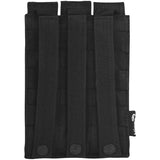 rear of black viper triple mp5 molle mag pouch