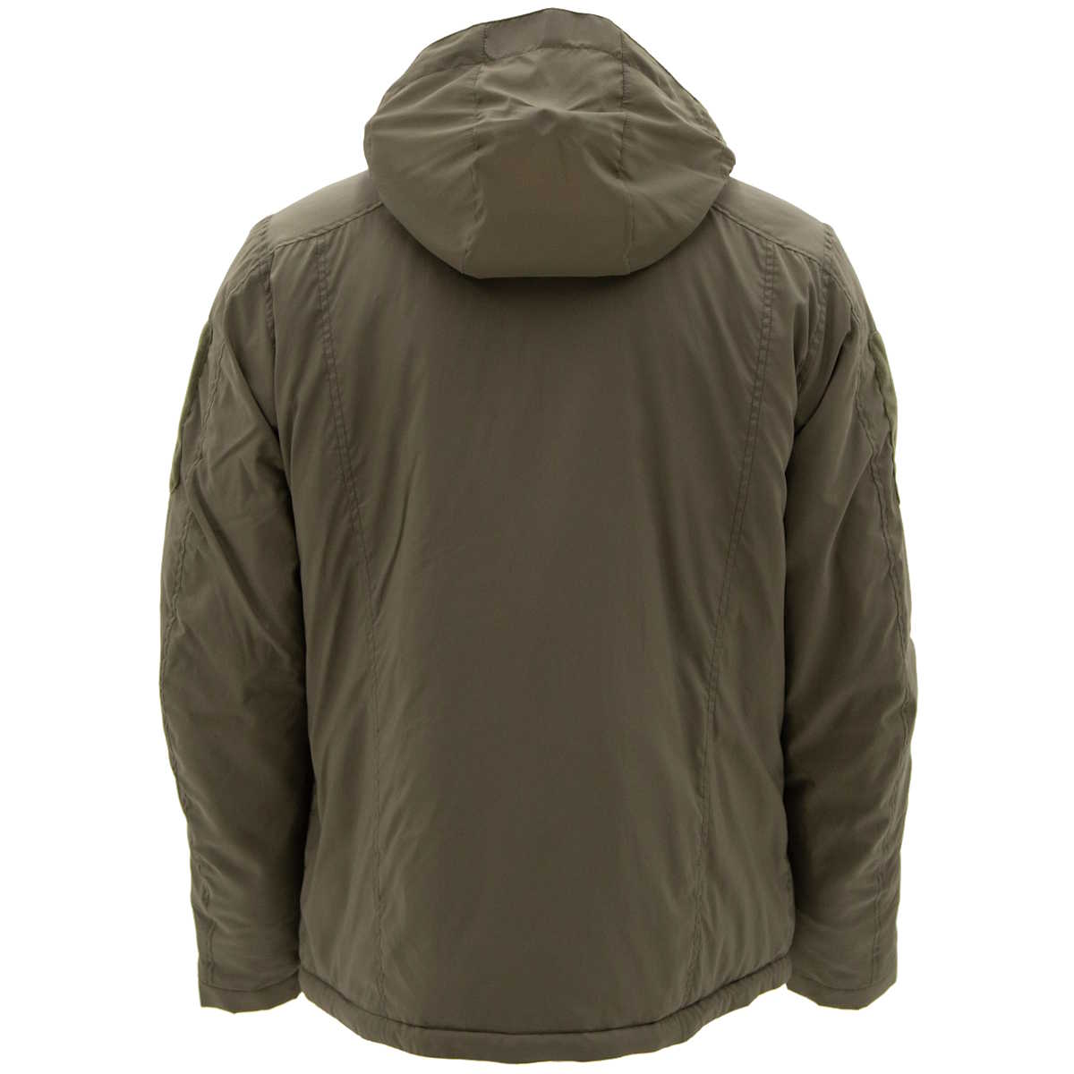 rear of carinthia lig 5.0 olive green jacket