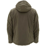 rear of carinthia lig 5.0 olive green jacket
