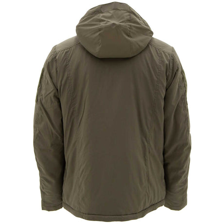 rear of carinthia lig 5.0 olive green jacket