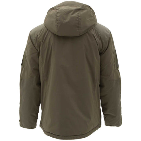 rear of carinthia mig 5.0 olive jacket