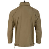 rear of highlander olive halo tactical smock jacket