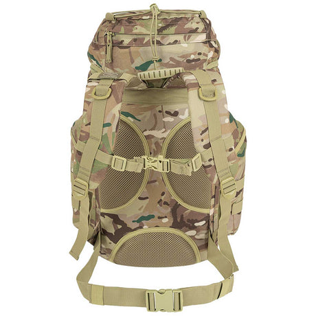 rear of hmtc camo highlander forces 33l rucksack
