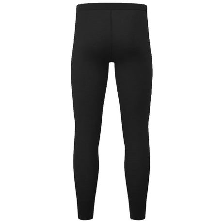 rear of keela mens merino black leggings long johns
