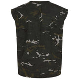rear of kombat kids black btp camo tactical vest