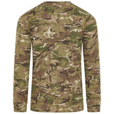 rear of kombat long sleeved btp camo tshirt
