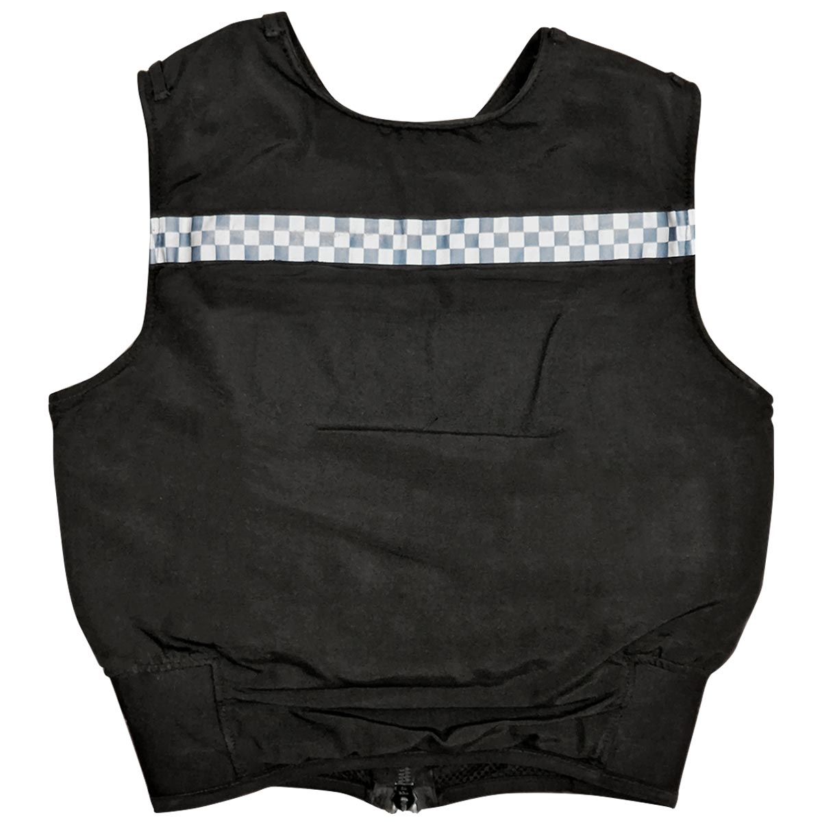 rear of meggitt used npv overt stab vest bulletproof body armour