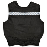 rear of meggitt used npv overt stab vest bulletproof body armour