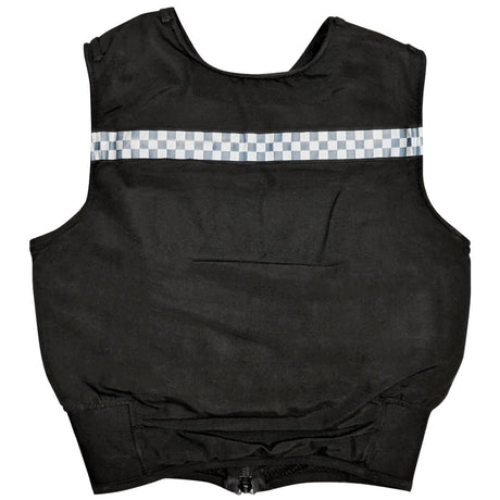rear of meggitt used npv overt stab vest bulletproof body armour