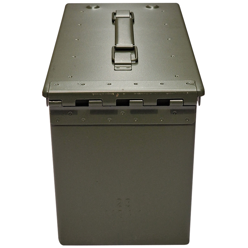 NATO M2A1 50 Cal Steel Ammo Box Olive Green - Free Delivery | Military Kit