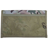 rear of pouch of brown kombat military boot polishing kit
