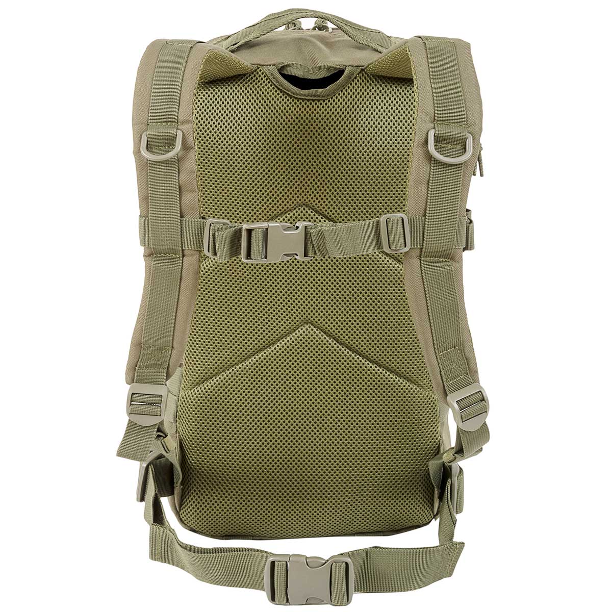 rear of ranger green highlander recon 28l pack