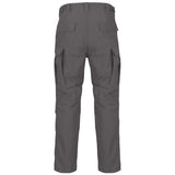 rear of shadow grey helikon bdu mk2 trousers with reinforced seat