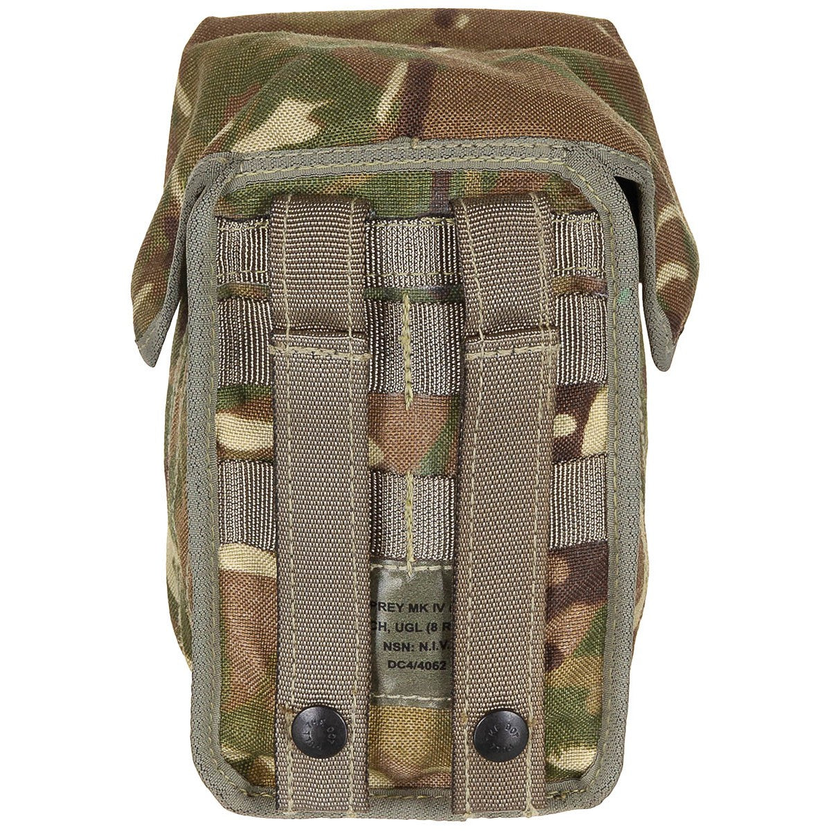 rear of used osprey ugl 8 round molle iv mtp pouch