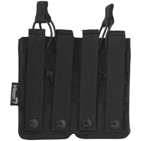 rear of viper quick release double black mag pouch