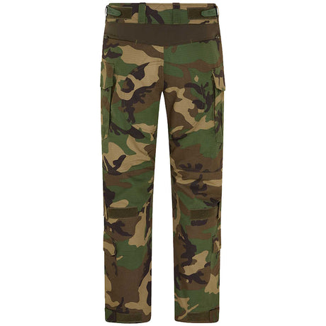 rear of woodland camo kombat gen ii spec op trousers