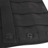 rear press studs on viper black triple mp5 molle mag pouch