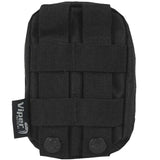 rear straps on viper lazer black small molle utility pouch