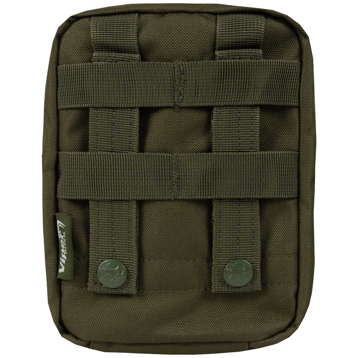 rear straps on viper lazer green medium molle utility pouch