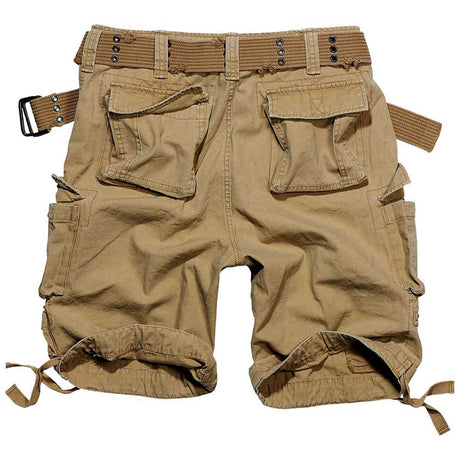 rear view brandit savage vintage shorts beige