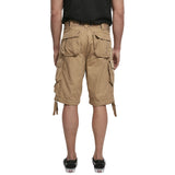 rear view of beige brandit savage vintage shorts