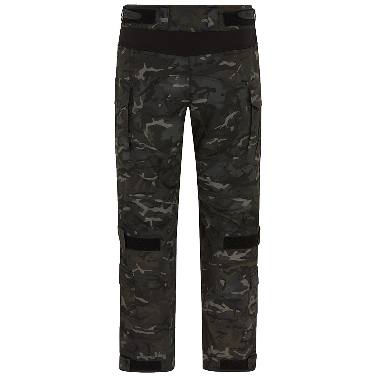 rear view of black btp camo gen ii spec op kombat trousers