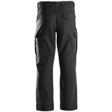 rear view of black stoirm tactical trousers