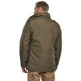 rear view of brandit m65 field olive jacket