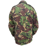 rear view of british army temperate combat dpm camo smock