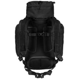rear view of highlander forces elite pack 44l black