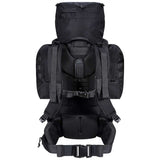 rear view of highlander forces elite pack 66l black