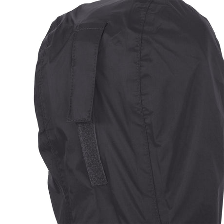 rear view of hood with velcro on highlander stow and go