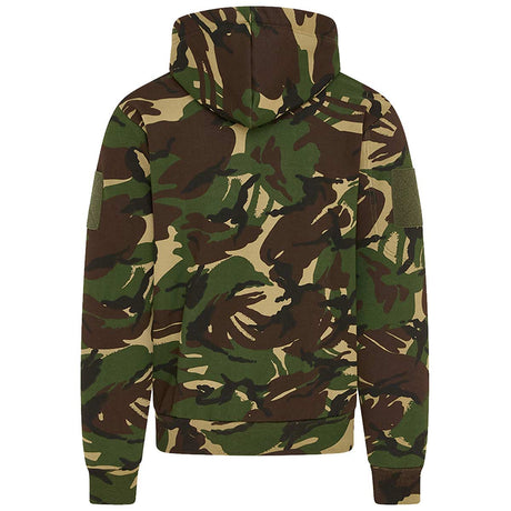 rear view of kombat spec ops zip up dpm camo hoodie