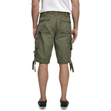 rear view of olive brandit savage vintage shorts
