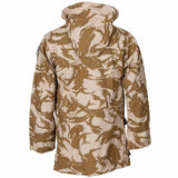 rear view of used british army desert dpm windproof smock