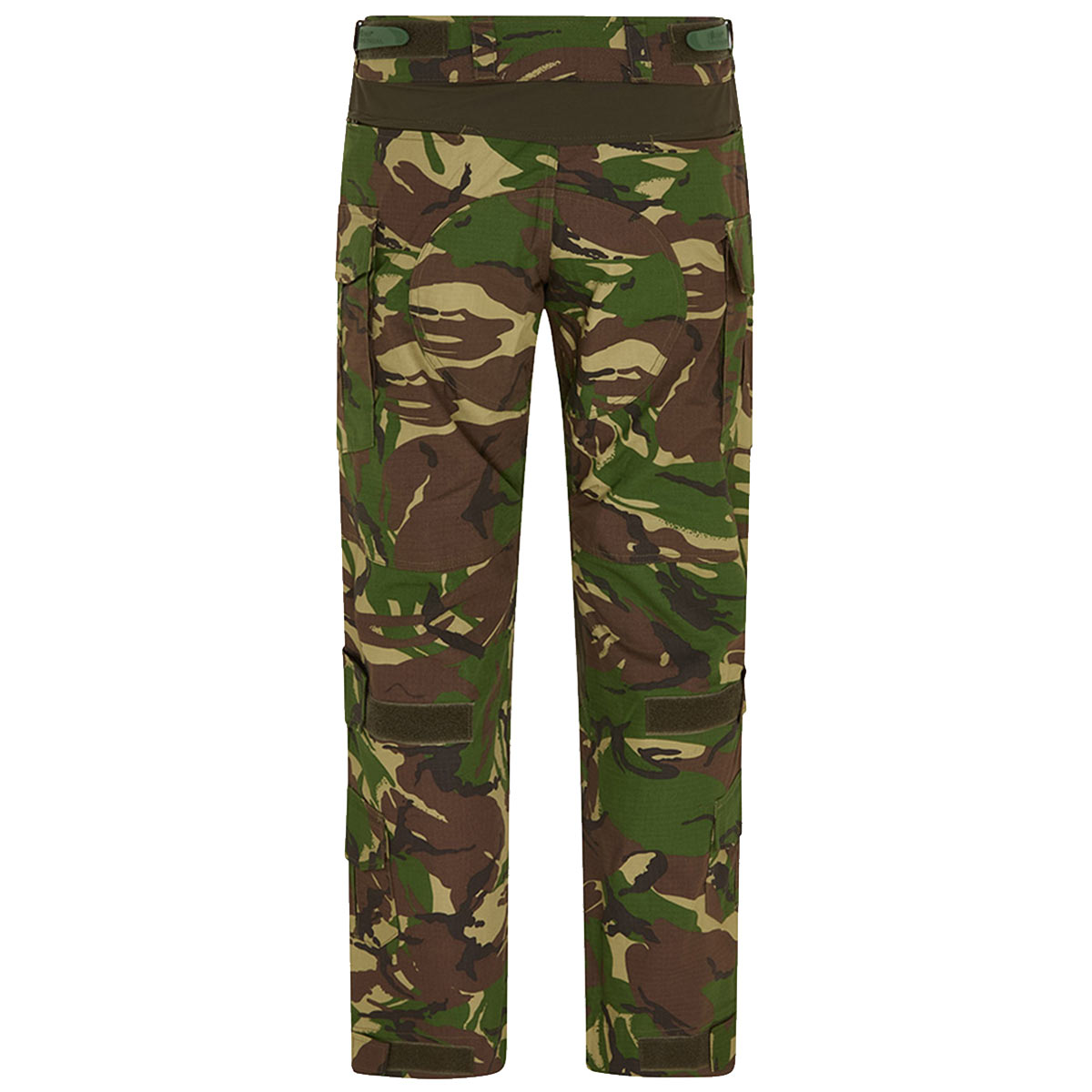 rear view of woodland camo gen ii spec op kombat trousers