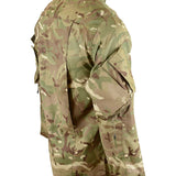 rear view with patches british army mtp 23 combat shirt used